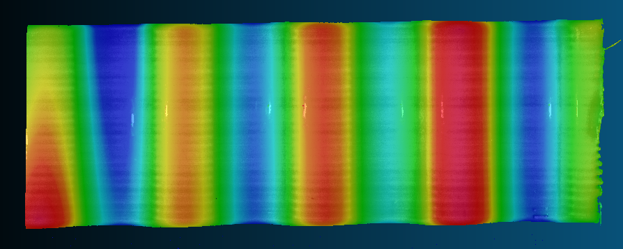 3D相機(jī)檢測水冷板全波間距及直徑 3D相機(jī)檢測水冷板全波間距及直徑