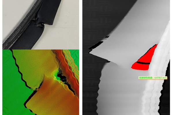 3D相機在三角膠胎圈接頭檢測中的應用 3D相機在三角膠胎圈接頭檢測中的應用